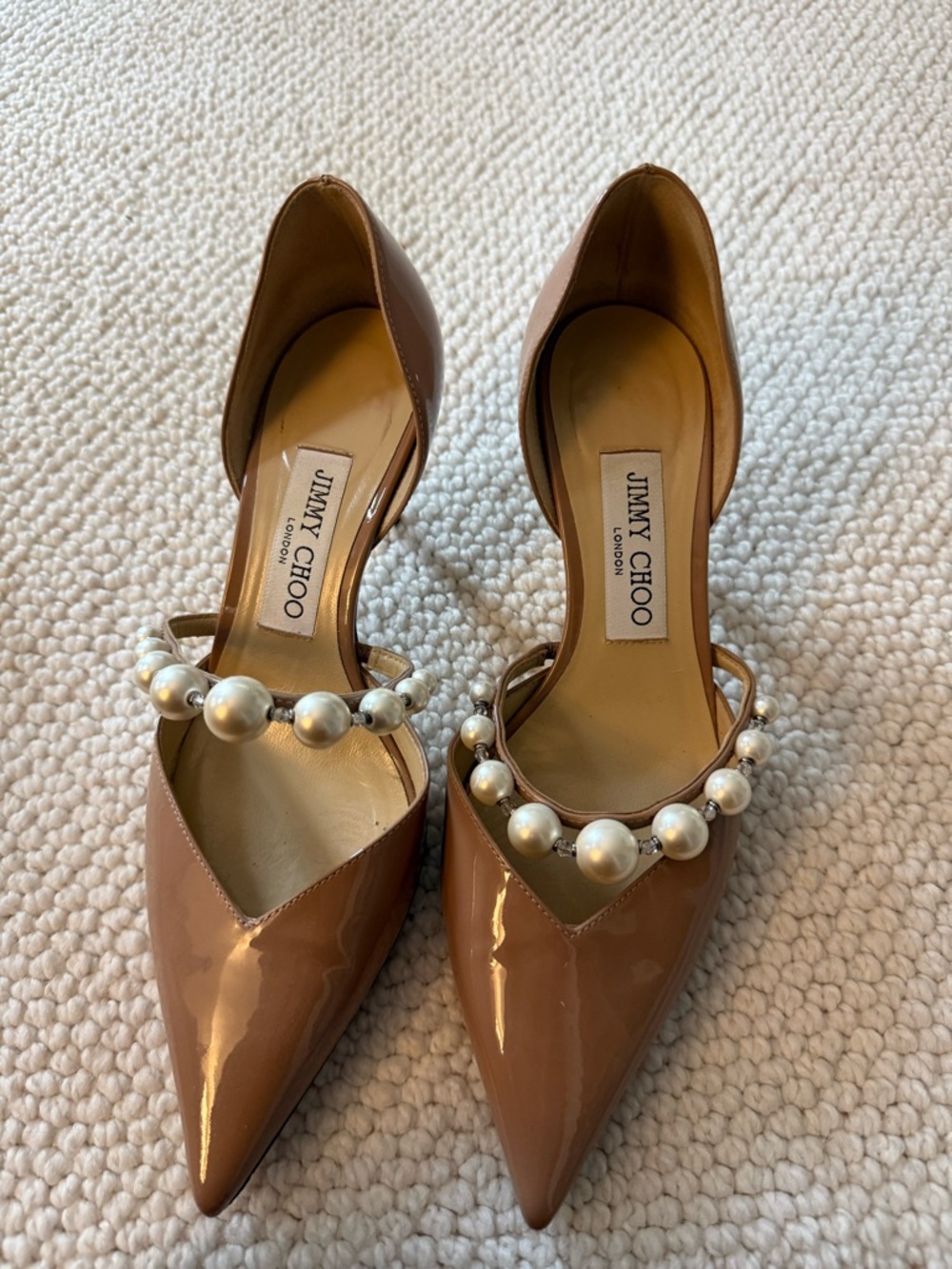 Jimmy Choo Patent Leather 65MM D’Orsay pumps